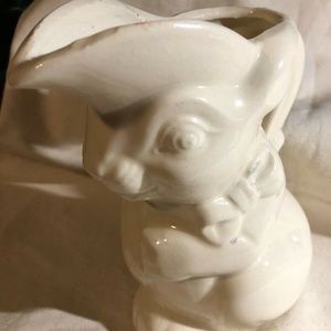 Ceramic 6" Bunny Creamer / Pitcher